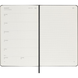 Kalender 12M M+ Digital Planner Weekly Note 2026 Large Black in der Gruppe Papier & Blöcke / Kalender und Terminkalender / 12 Monate Tageskalender bei Pen Store (136103)