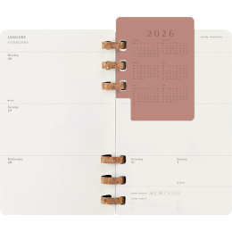 Kalender 12M Spiral Planner 2026 Large Black in der Gruppe Papier & Blöcke / Kalender und Terminkalender / 12 Monate Tageskalender bei Pen Store (136104)