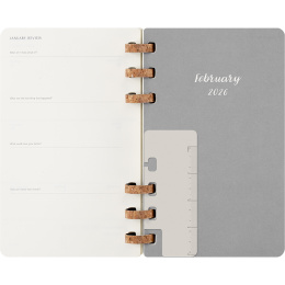Kalender 12M Spiral Planner 2026 Large Black in der Gruppe Papier & Blöcke / Kalender und Terminkalender / 12 Monate Tageskalender bei Pen Store (136104)