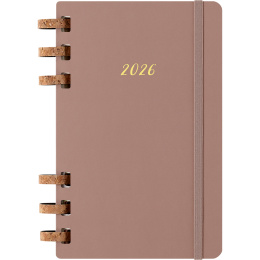 Kalender 12M Spiral Planner 2026 Large Almond in der Gruppe Papier & Blöcke / Kalender und Terminkalender / 12 Monate Tageskalender bei Pen Store (136105)