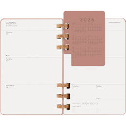 Kalender 12M Spiral Planner 2026 Large Almond in der Gruppe Papier & Blöcke / Kalender und Terminkalender / 12 Monate Tageskalender bei Pen Store (136105)