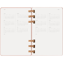 Kalender 12M Spiral Planner 2026 Large Almond in der Gruppe Papier & Blöcke / Kalender und Terminkalender / 12 Monate Tageskalender bei Pen Store (136105)