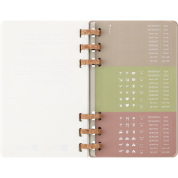 Kalender 12M Spiral Planner 2026 Large Almond in der Gruppe Papier & Blöcke / Kalender und Terminkalender / 12 Monate Tageskalender bei Pen Store (136105)