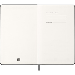 Kalender 12M Weekly Horizontal 2026 Hardcover Large Black in der Gruppe Papier & Blöcke / Kalender und Terminkalender / 12 Monate Tageskalender bei Pen Store (136106)