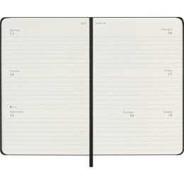 Kalender 12M Weekly Horizontal 2026 Hardcover Pocket Black in der Gruppe Papier & Blöcke / Kalender und Terminkalender / 12 Monate Tageskalender bei Pen Store (136108)