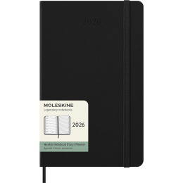 Kalender 12M Weekly Notebook 2026 Hardcover Large Black in der Gruppe Papier & Blöcke / Kalender und Terminkalender / 12 Monate Tageskalender bei Pen Store (136110)