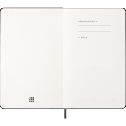 Kalender 12M Weekly Notebook 2026 Hardcover Large Black in der Gruppe Papier & Blöcke / Kalender und Terminkalender / 12 Monate Tageskalender bei Pen Store (136110)