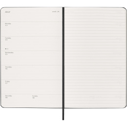 Kalender 12M Weekly Notebook 2026 Hardcover Large Black in der Gruppe Papier & Blöcke / Kalender und Terminkalender / 12 Monate Tageskalender bei Pen Store (136110)