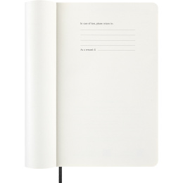 Kalender 12M Weekly Notebook 2026 Softcover Large Black in der Gruppe Papier & Blöcke / Kalender und Terminkalender / 12 Monate Tageskalender bei Pen Store (136111)