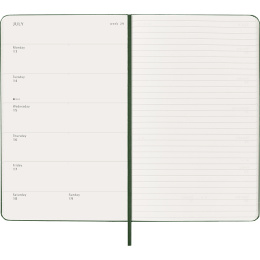 Kalender 12M Weekly Notebook 2026 Hardcover Large Myrtle Green in der Gruppe Papier & Blöcke / Kalender und Terminkalender / 12 Monate Tageskalender bei Pen Store (136112)