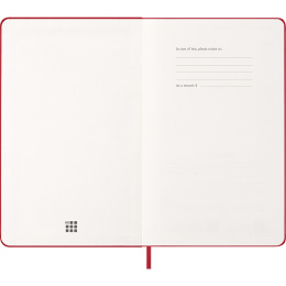 Kalender 12M Weekly Notebook 2026 Hardcover Large Red in der Gruppe Papier & Blöcke / Kalender und Terminkalender / 12 Monate Tageskalender bei Pen Store (136115)