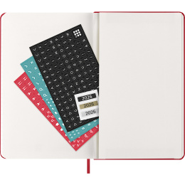 Kalender 12M Weekly Notebook 2026 Hardcover Large Red in der Gruppe Papier & Blöcke / Kalender und Terminkalender / 12 Monate Tageskalender bei Pen Store (136115)