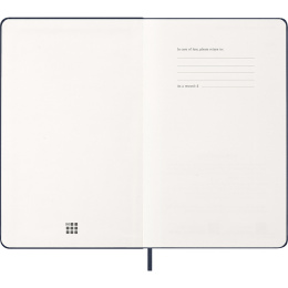 Kalender 12M Weekly Notebook 2026 Hardcover Large Sapphire Blue in der Gruppe Papier & Blöcke / Kalender und Terminkalender / 12 Monate Tageskalender bei Pen Store (136117)