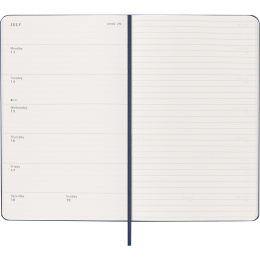 Kalender 12M Weekly Notebook 2026 Hardcover Large Sapphire Blue in der Gruppe Papier & Blöcke / Kalender und Terminkalender / 12 Monate Tageskalender bei Pen Store (136117)