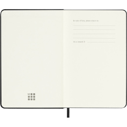 Kalender 12M Weekly Notebook 2026 Hardcover Pocket Black in der Gruppe Papier & Blöcke / Kalender und Terminkalender / 12 Monate Tageskalender bei Pen Store (136118)