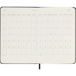 Kalender 12M Weekly Notebook 2026 Hardcover Pocket Black in der Gruppe Papier & Blöcke / Kalender und Terminkalender / 12 Monate Tageskalender bei Pen Store (136118)