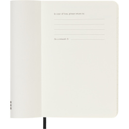Kalender 12M Weekly Notebook 2026 Softcover Pocket Black in der Gruppe Papier & Blöcke / Kalender und Terminkalender / 12 Monate Tageskalender bei Pen Store (136119)