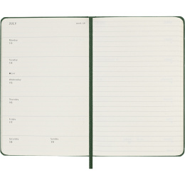 Kalender 12M Weekly Notebook 2026 Hardcover Pocket Myrtle Green in der Gruppe Papier & Blöcke / Kalender und Terminkalender / 12 Monate Tageskalender bei Pen Store (136120)
