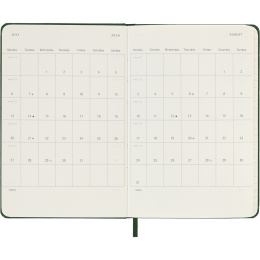 Kalender 12M Weekly Notebook 2026 Hardcover Pocket Myrtle Green in der Gruppe Papier & Blöcke / Kalender und Terminkalender / 12 Monate Tageskalender bei Pen Store (136120)