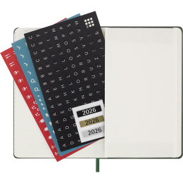 Kalender 12M Weekly Notebook 2026 Hardcover Pocket Myrtle Green in der Gruppe Papier & Blöcke / Kalender und Terminkalender / 12 Monate Tageskalender bei Pen Store (136120)