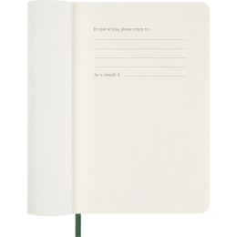 Kalender 12M Weekly Notebook 2026 Softcover Pocket Myrtle Green in der Gruppe Papier & Blöcke / Kalender und Terminkalender / 12 Monate Tageskalender bei Pen Store (136121)