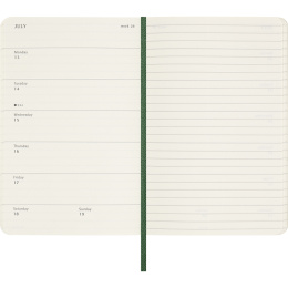 Kalender 12M Weekly Notebook 2026 Softcover Pocket Myrtle Green in der Gruppe Papier & Blöcke / Kalender und Terminkalender / 12 Monate Tageskalender bei Pen Store (136121)