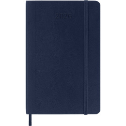Kalender 12M Weekly Notebook 2026 Softcover Pocket Sapphire Blue in der Gruppe Papier & Blöcke / Kalender und Terminkalender / 12 Monate Tageskalender bei Pen Store (136122)