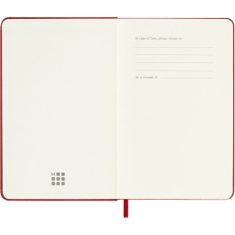 Kalender 12M Weekly Notebook 2026 Hardcover Pocket Red in der Gruppe Papier & Blöcke / Kalender und Terminkalender / 12 Monate Tageskalender bei Pen Store (136123)