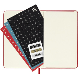 Kalender 12M Weekly Notebook 2026 Hardcover Pocket Red in der Gruppe Papier & Blöcke / Kalender und Terminkalender / 12 Monate Tageskalender bei Pen Store (136123)