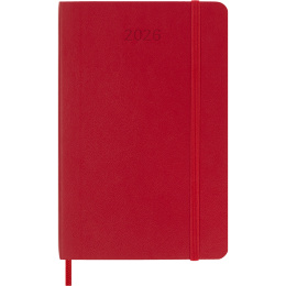 Kalender 12M Weekly Notebook 2026 Softcover Pocket Red in der Gruppe Papier & Blöcke / Kalender und Terminkalender / 12 Monate Tageskalender bei Pen Store (136124)