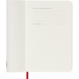 Kalender 12M Weekly Notebook 2026 Softcover Pocket Red in der Gruppe Papier & Blöcke / Kalender und Terminkalender / 12 Monate Tageskalender bei Pen Store (136124)