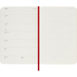 Kalender 12M Weekly Notebook 2026 Softcover Pocket Red in der Gruppe Papier & Blöcke / Kalender und Terminkalender / 12 Monate Tageskalender bei Pen Store (136124)