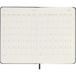 Kalender 12M Weekly Notebook 2026 Hardcover Pocket Sapphire Blue in der Gruppe Papier & Blöcke / Kalender und Terminkalender / 12 Monate Tageskalender bei Pen Store (136125)