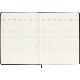 Kalender 12M Weekly Notebook 2026 Hardcover XL Black in der Gruppe Papier & Blöcke / Kalender und Terminkalender / 12 Monate Tageskalender bei Pen Store (136126)