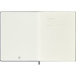 Kalender 12M Weekly Notebook 2026 Hardcover XL Sapphire Blue in der Gruppe Papier & Blöcke / Kalender und Terminkalender / 12 Monate Tageskalender bei Pen Store (136128)