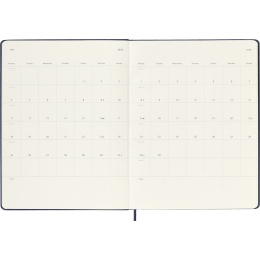 Kalender 12M Weekly Notebook 2026 Hardcover XL Sapphire Blue in der Gruppe Papier & Blöcke / Kalender und Terminkalender / 12 Monate Tageskalender bei Pen Store (136128)