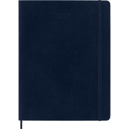 Kalender 12M Weekly Notebook 2026 Softcover XL Sapphire Blue in der Gruppe Papier & Blöcke / Kalender und Terminkalender / 12 Monate Tageskalender bei Pen Store (136129)
