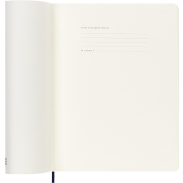 Kalender 12M Weekly Notebook 2026 Softcover XL Sapphire Blue in der Gruppe Papier & Blöcke / Kalender und Terminkalender / 12 Monate Tageskalender bei Pen Store (136129)