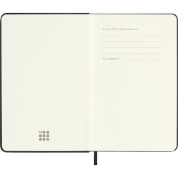 Kalender 12M Weekly Vertical 2026 Hardcover Pocket Black in der Gruppe Papier & Blöcke / Kalender und Terminkalender / 12 Monate Tageskalender bei Pen Store (136131)