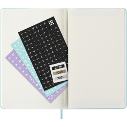 Kalender 12M Weekly Notebook 2026 Hardcover Large Aquamarine in der Gruppe Papier & Blöcke / Kalender und Terminkalender / 12 Monate Tageskalender bei Pen Store (136132)