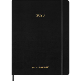 Kalender 12M Weekly Vertical 2026 Essential Softcover XXL Black in der Gruppe Papier & Blöcke / Kalender und Terminkalender / 12 Monate Tageskalender bei Pen Store (136134)