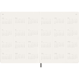 Kalender 12M Weekly Vertical 2026 Essential Softcover XXL Black in der Gruppe Papier & Blöcke / Kalender und Terminkalender / 12 Monate Tageskalender bei Pen Store (136134)