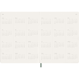 Kalender 12M Weekly Vertical 2026 Hardcover XXL Myrtle Green in der Gruppe Papier & Blöcke / Kalender und Terminkalender / 12 Monate Tageskalender bei Pen Store (136135)