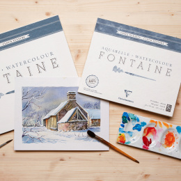 Fontaine Aquarellblock Cloud Texture 42x56 cm 300g in der Gruppe Papier & Blöcke / Künstlerblöcke / Aquarellpapier bei Pen Store (136139)