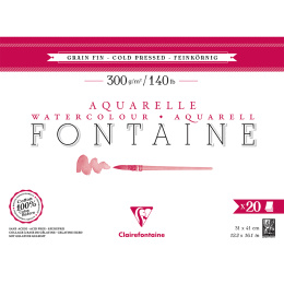 Fontaine Aquarellblock CP 31x41 cm 300g in der Gruppe Papier & Blöcke / Künstlerblöcke / Aquarellpapier bei Pen Store (136143)