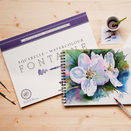 Fontaine Aquarellblock Semi-Glazed 30x40 cm 300g in der Gruppe Papier & Blöcke / Künstlerblöcke / Aquarellpapier bei Pen Store (136160)