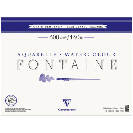 Fontaine Aquarellblock Semi-Glazed 36x48 cm 300g in der Gruppe Papier & Blöcke / Künstlerblöcke / Aquarellpapier bei Pen Store (136161)