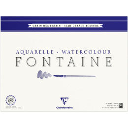 Fontaine Aquarellblock Semi-Glazed 42x56 cm 300g in der Gruppe Papier & Blöcke / Künstlerblöcke / Aquarellpapier bei Pen Store (136162)