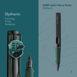 Safari Füllfederhalter Slytherin in der Gruppe Stifte / Fine Writing / Füllfederhalter bei Pen Store (136192_r)