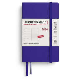 Kalender Weekly Planner & Notebook 2026 A6 Ink in der Gruppe Papier & Blöcke / Kalender und Terminkalender / 12 Monate Tageskalender bei Pen Store (136237)